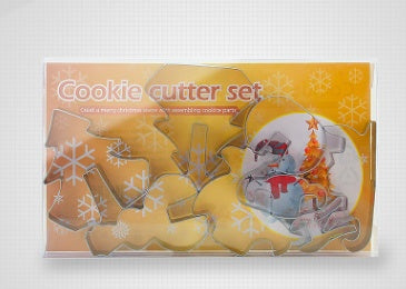 Gingerbread House Stainless Steel Cutters Set