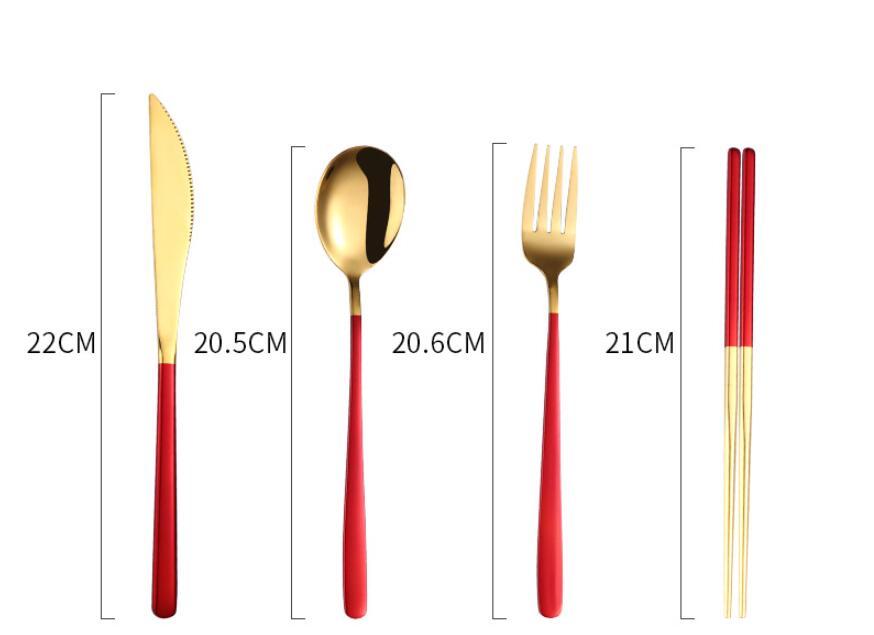 Dinnerware Set Flatware Kitchen Accessories Camping