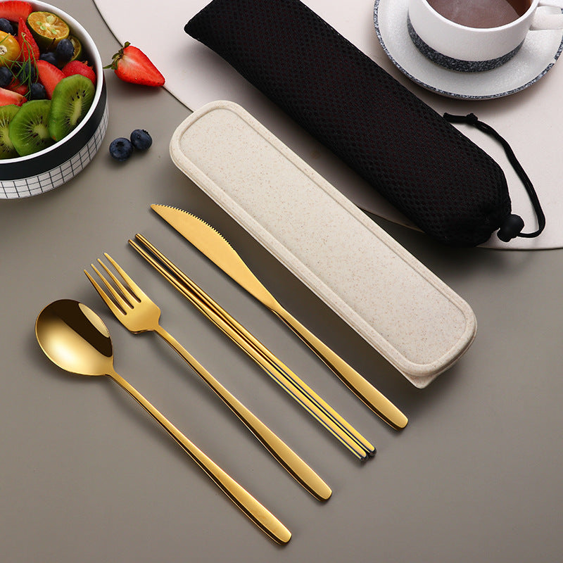 Dinnerware Set Flatware Kitchen Accessories Camping