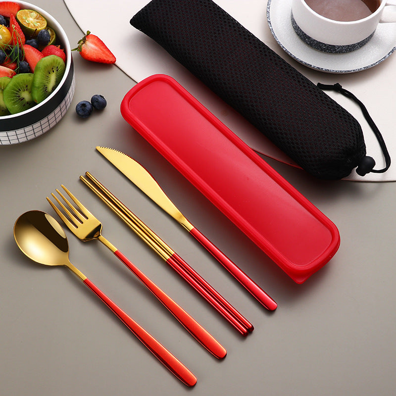 Dinnerware Set Flatware Kitchen Accessories Camping