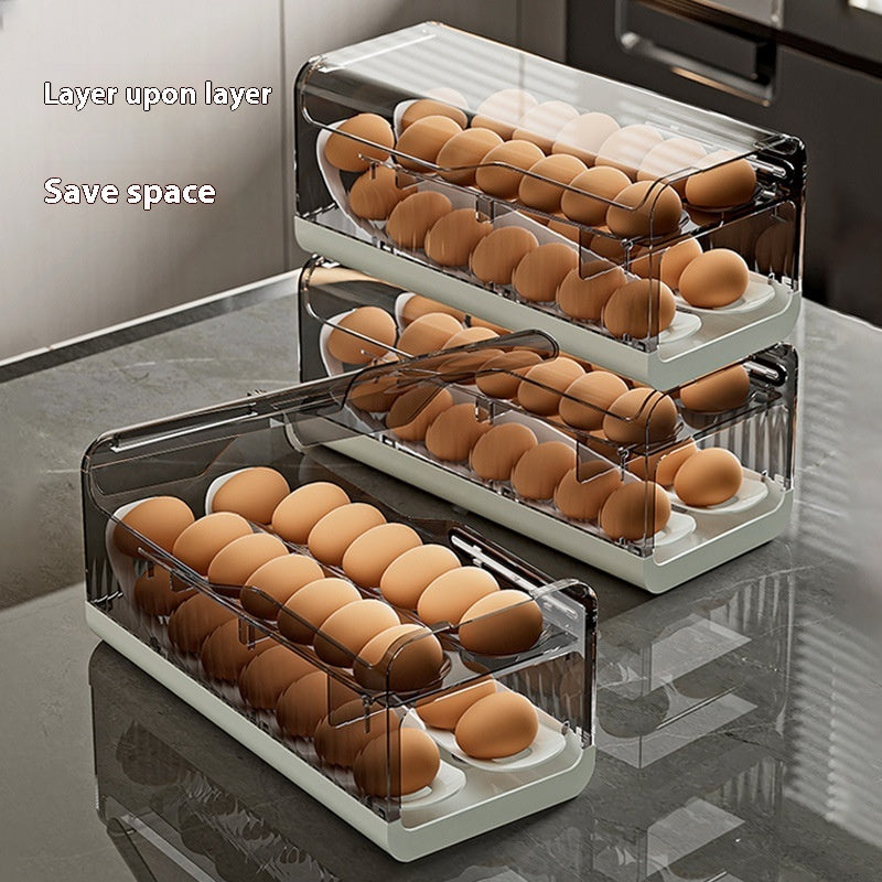 Slide Storage Box Drop-resistant Egg Holder