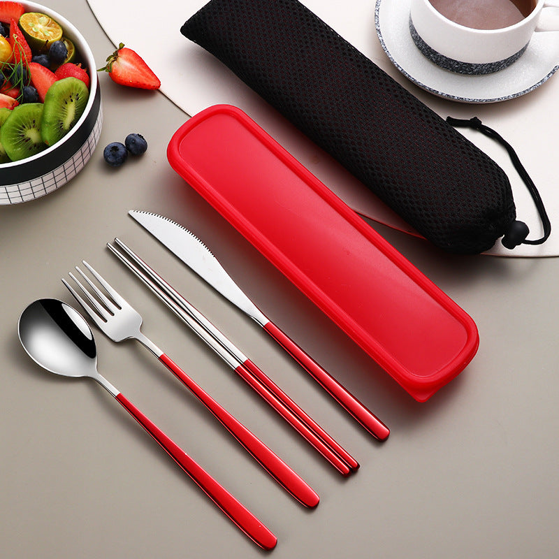 Dinnerware Set Flatware Kitchen Accessories Camping